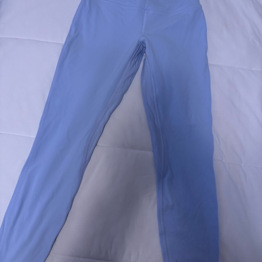 Lululemon light blue leggings size 4